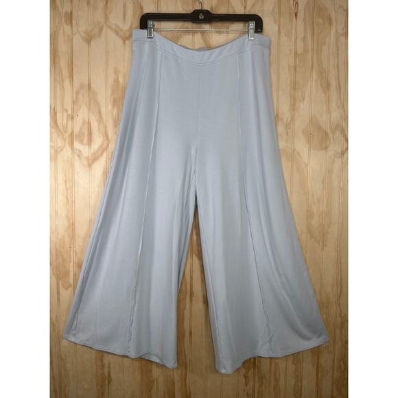 J. Jill Wearever Collection Crop Pants XL Tall Gray Pull On Minimalist Travel - Picture 7 of 8